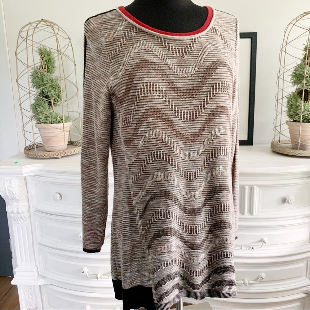 ❤️NIC+ZOE❤️Crew Neck Knit Sweater❤️Longer Length